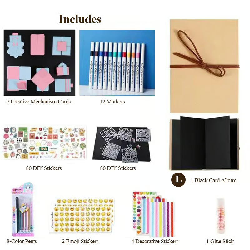 Accordion Creative Folding Pages DIY Albums