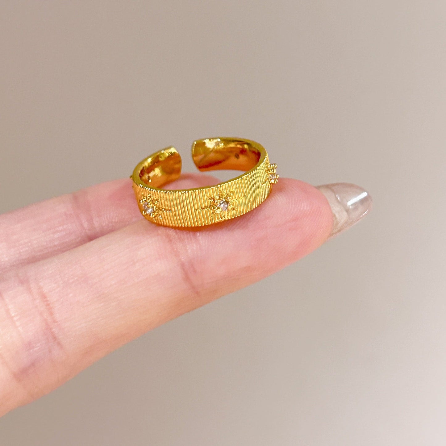 Vibrant Enamel Ring - Colorful Stackable Band for Women