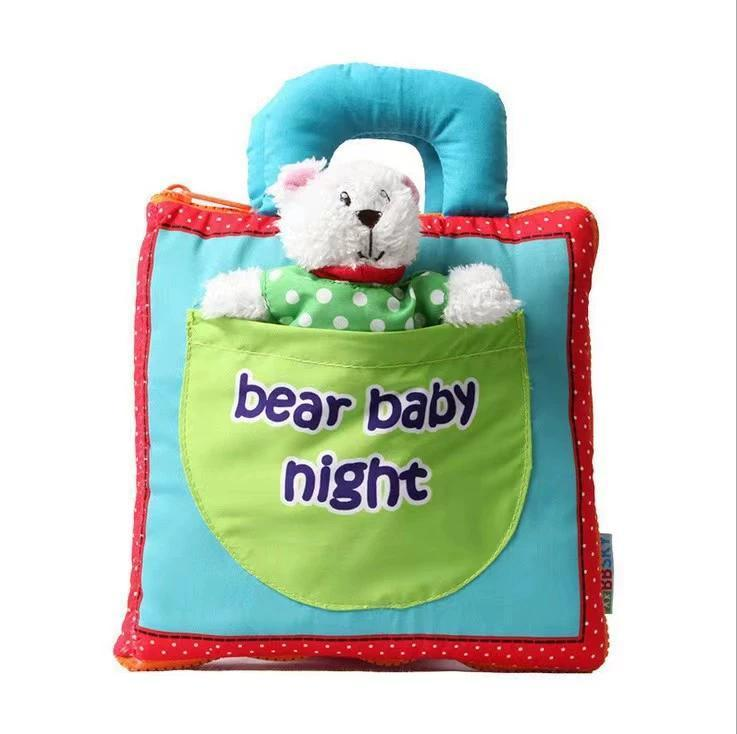 3D Interactive Soft Cloth Book for Babies - Tear-Proof, Washable & Sensory Development Toy - Perfect First Book for Toddlers 0-3 Years.