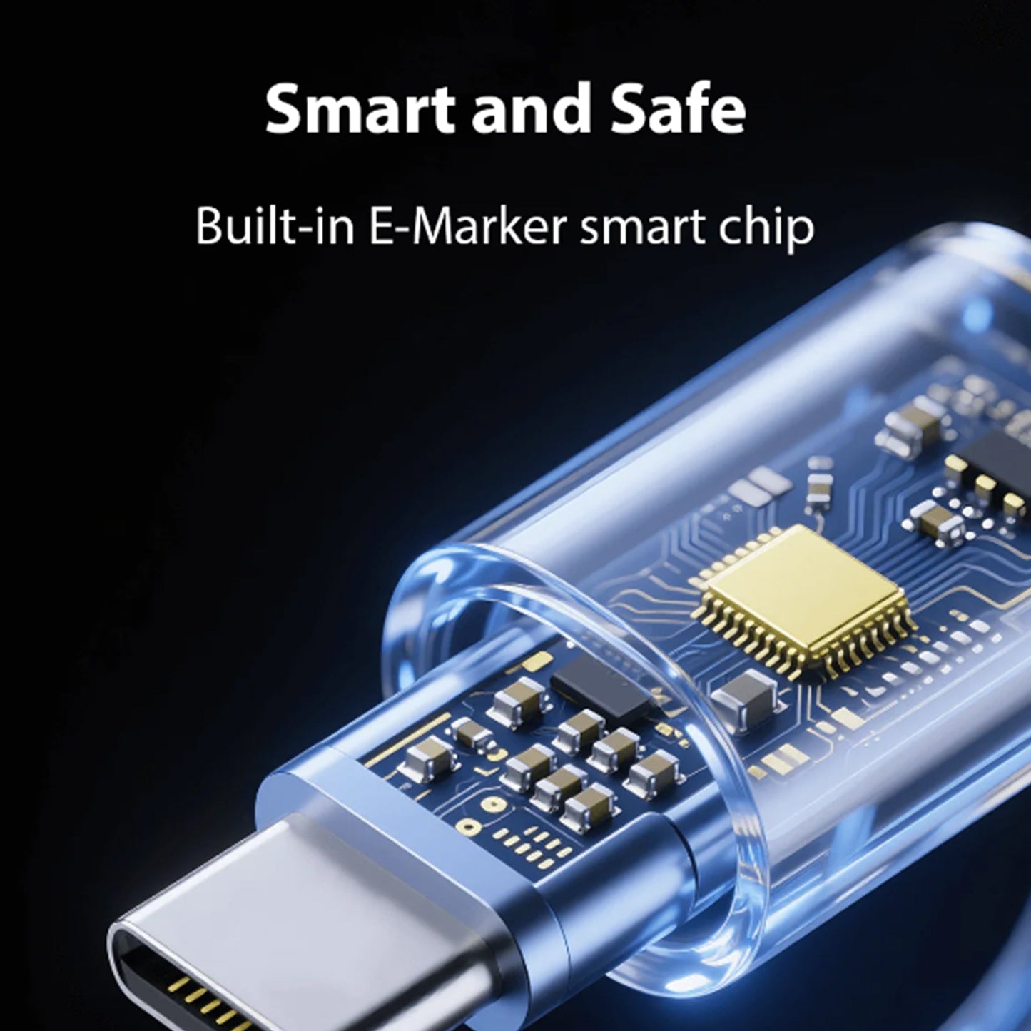 Magnetic retractable data cable