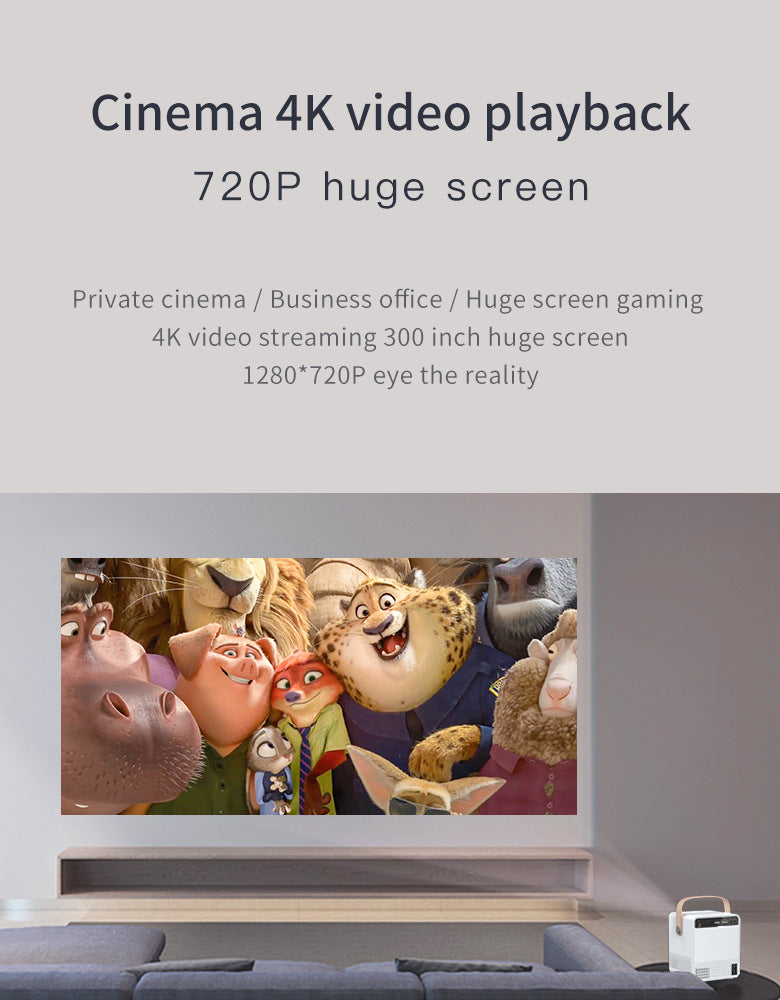 Portable Smart Home HD projector