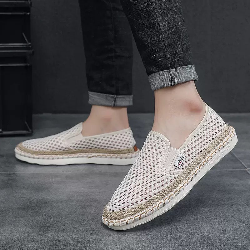 Fresh Perforated Slip-On Flats (Unisex)