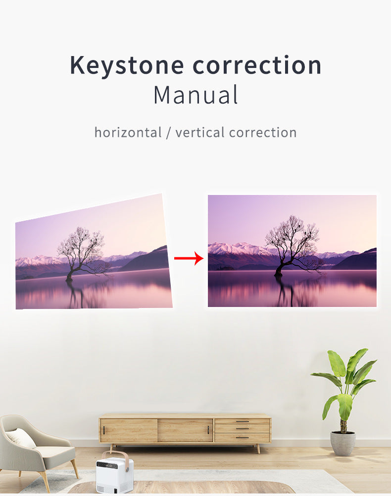 Portable Smart Home HD projector