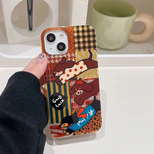 Autumn-inspired dachshund Phone Cases