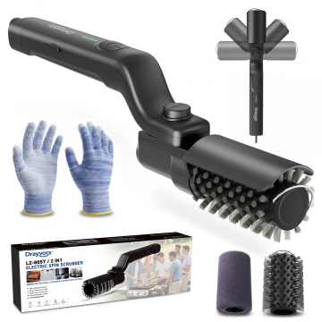 The Ultimate BBQ Companion: Rechargeable Electric Rotary Grill Scrubber