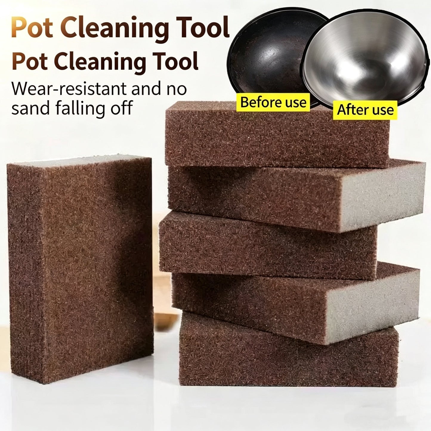 50% OFF This WeekPromotions  -BrownSponge Scrubber