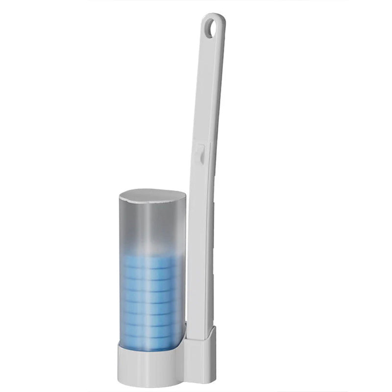 Hands-free cleaning device Disposable toilet cleaning aid