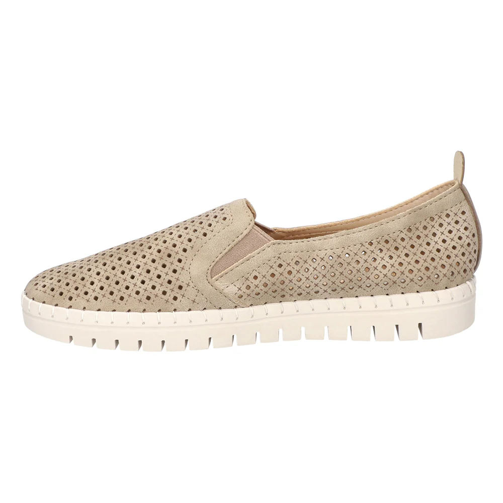 Fresh Perforated Slip-On Flats (Unisex)
