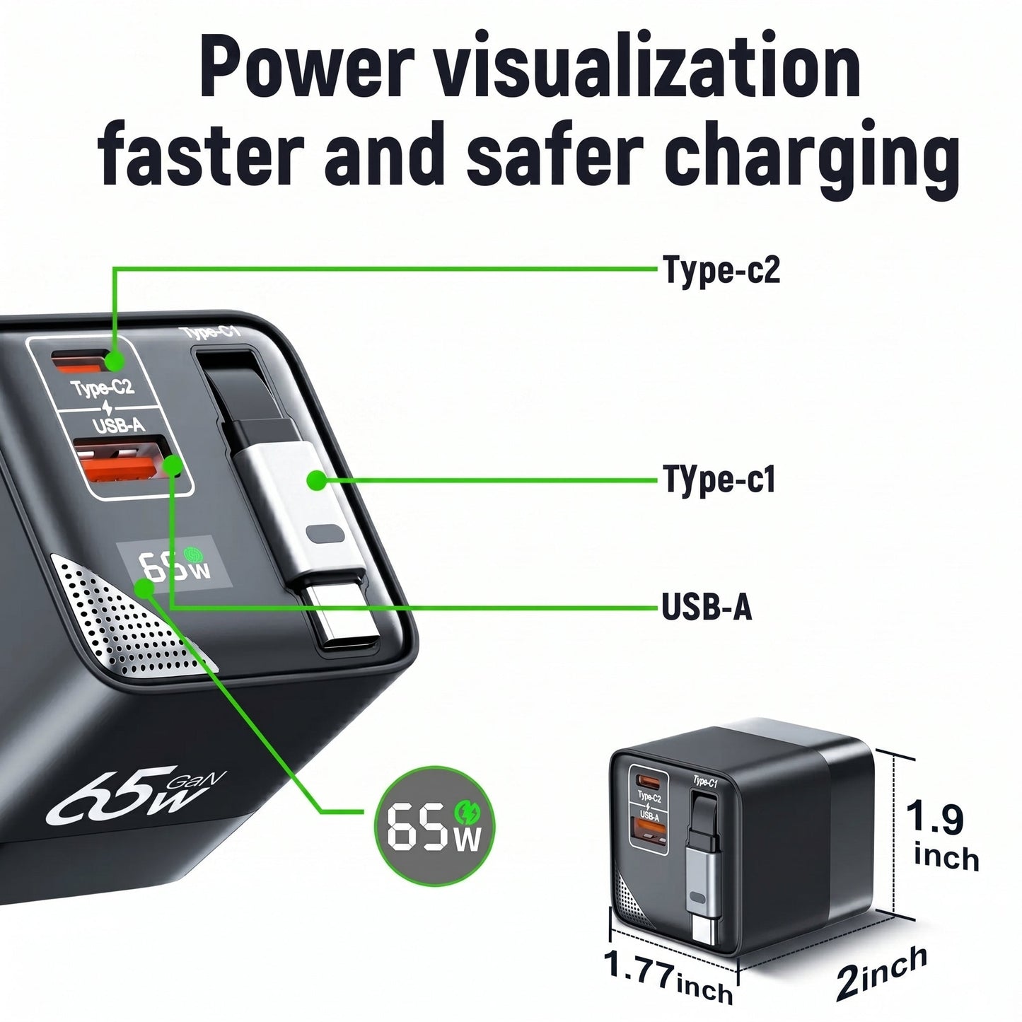 3-in-1 Retractable Fast Charger