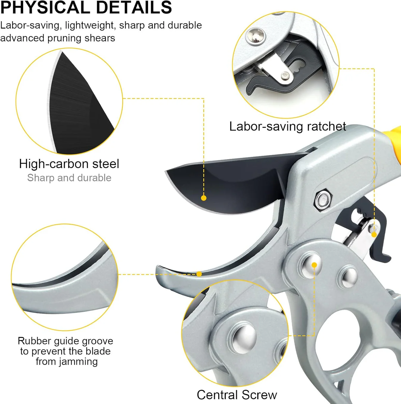 Ratchet Pruning Shear