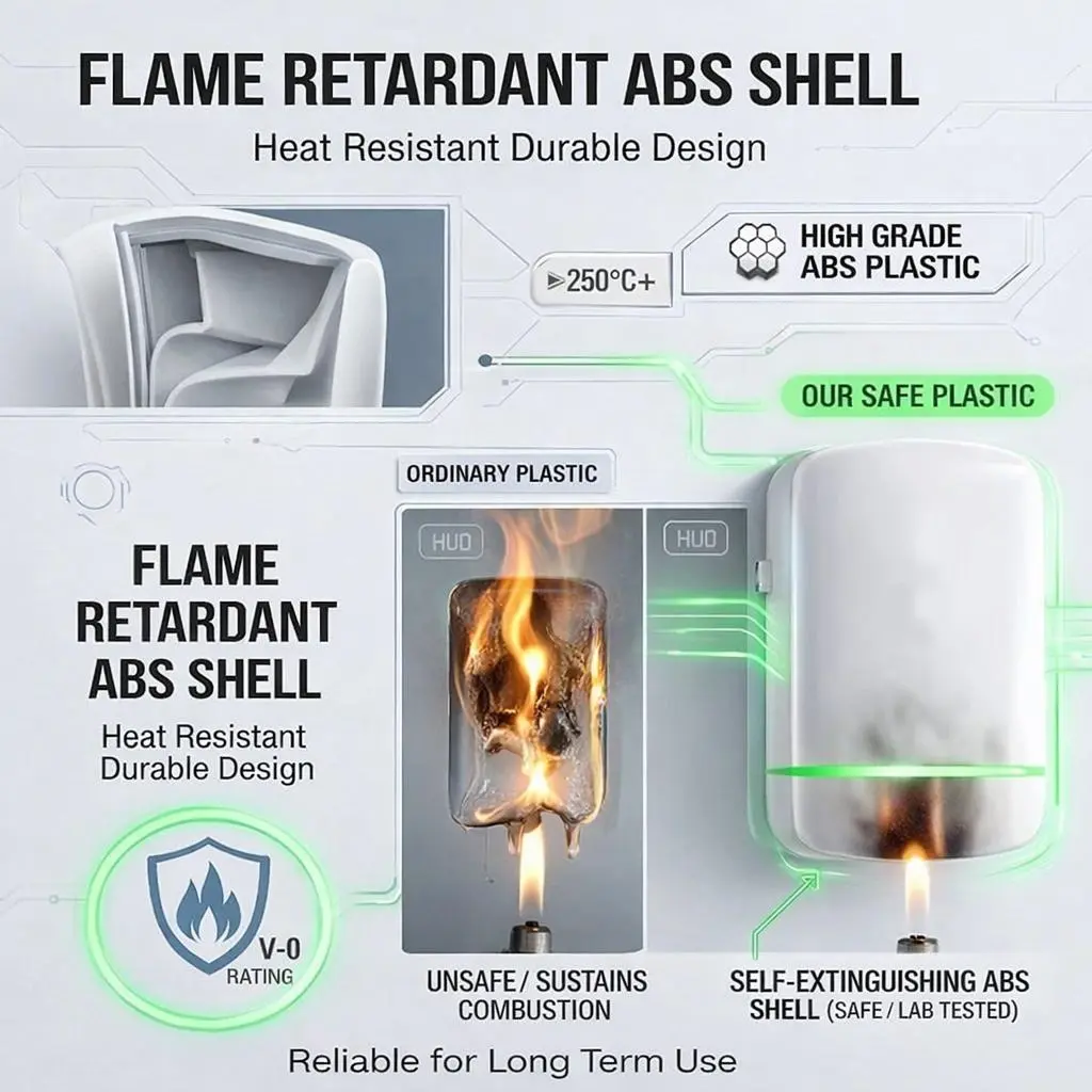 Smart plug, voltage optimization, surge protection, temperature-controlled socket, home/office, compact, plug and play.