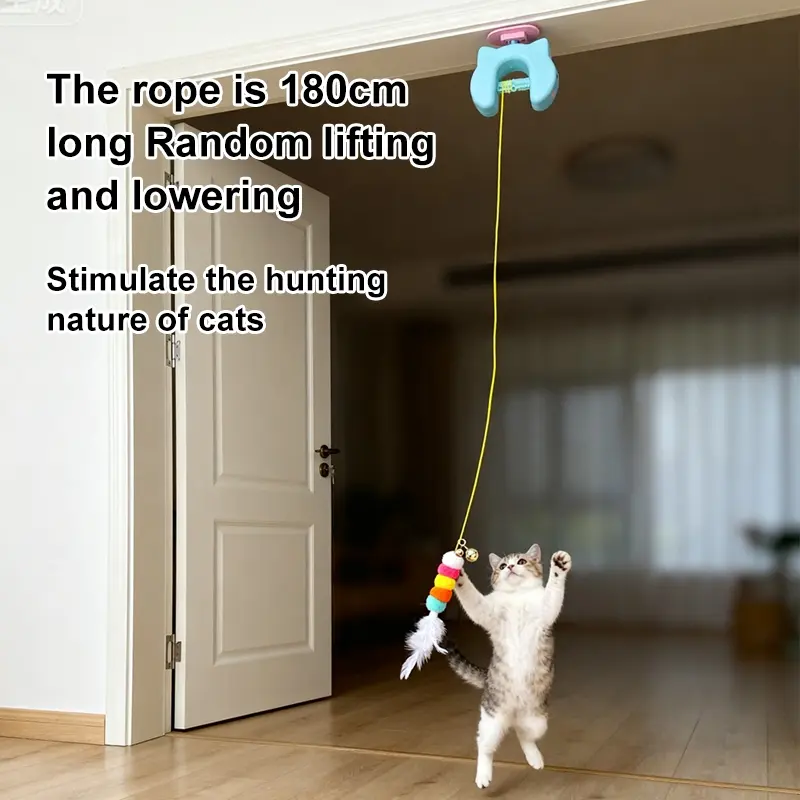 Smart Electric Automatic Cat Teaser: Free Your Hands, Awaken Your Cat's Hunting Instinct
