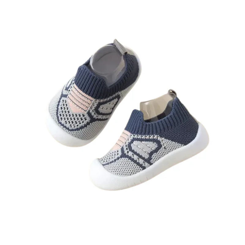 Breathable Cotton Mesh Kids Sneakers