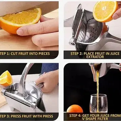 Premium Manual Fruit Squeezer | Effortless, Whisper-Quiet Juicing Every Morning