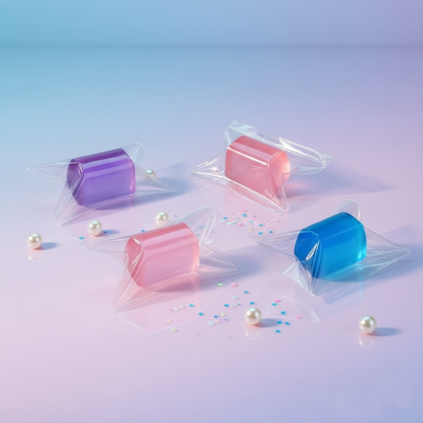 Crystal Jelly Stress Relief Squeeze Toy Packs - 3, 6, 9 or 12 PCS