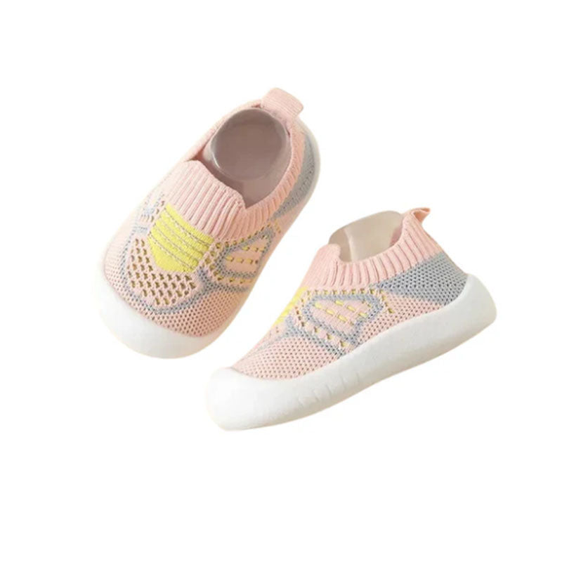 Breathable Cotton Mesh Kids Sneakers