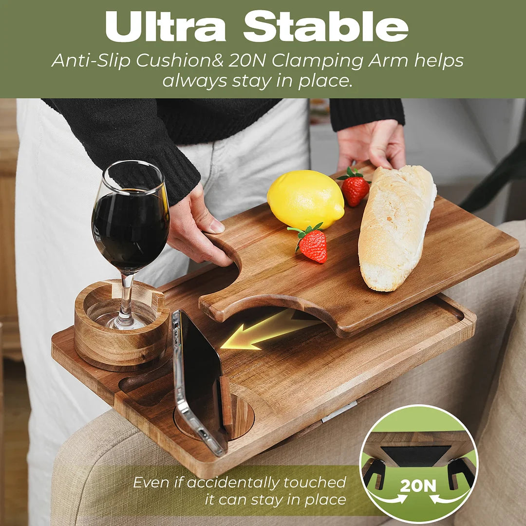 4-in-1 Couch Arm Table