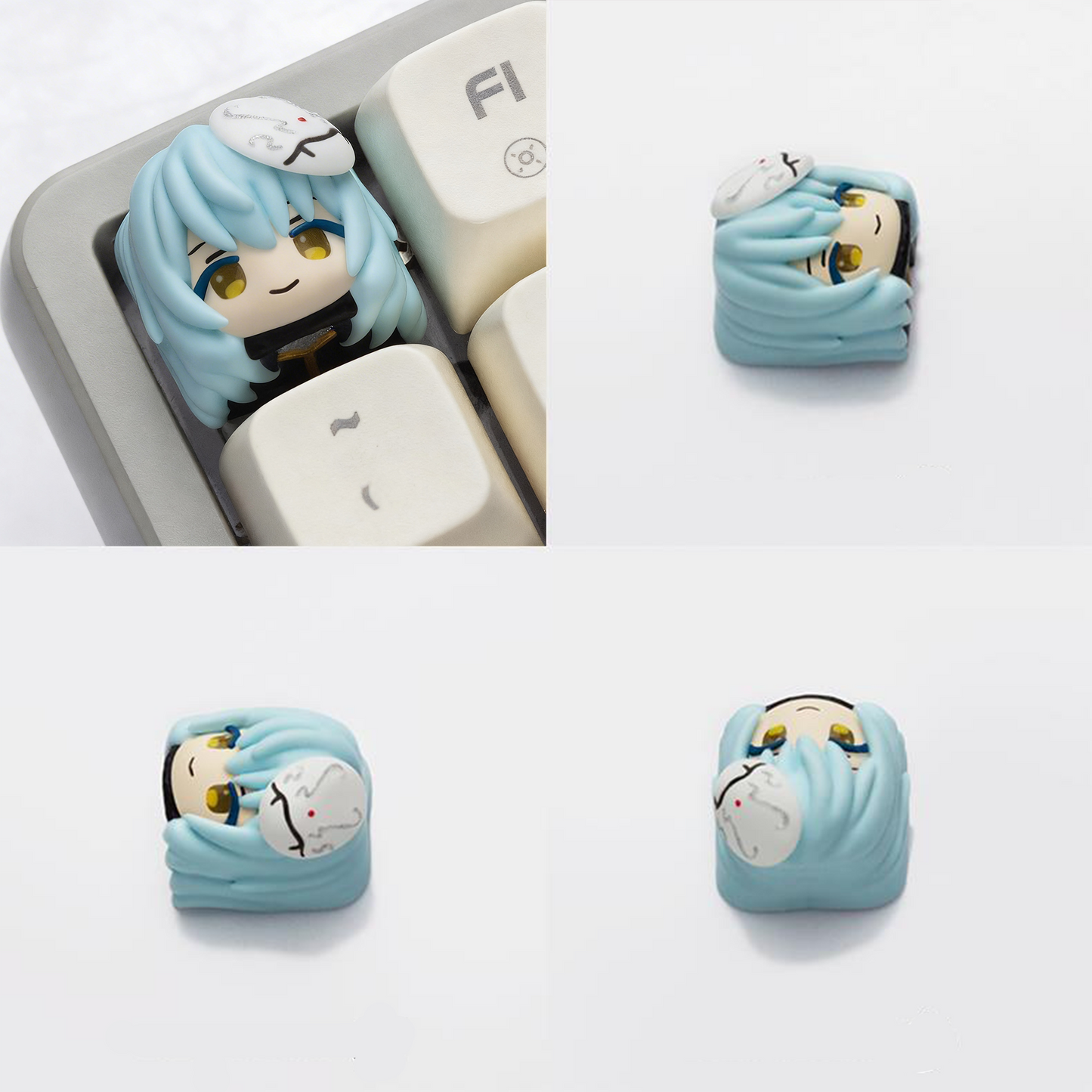 Blue slime keycaps - 1 piece per pack