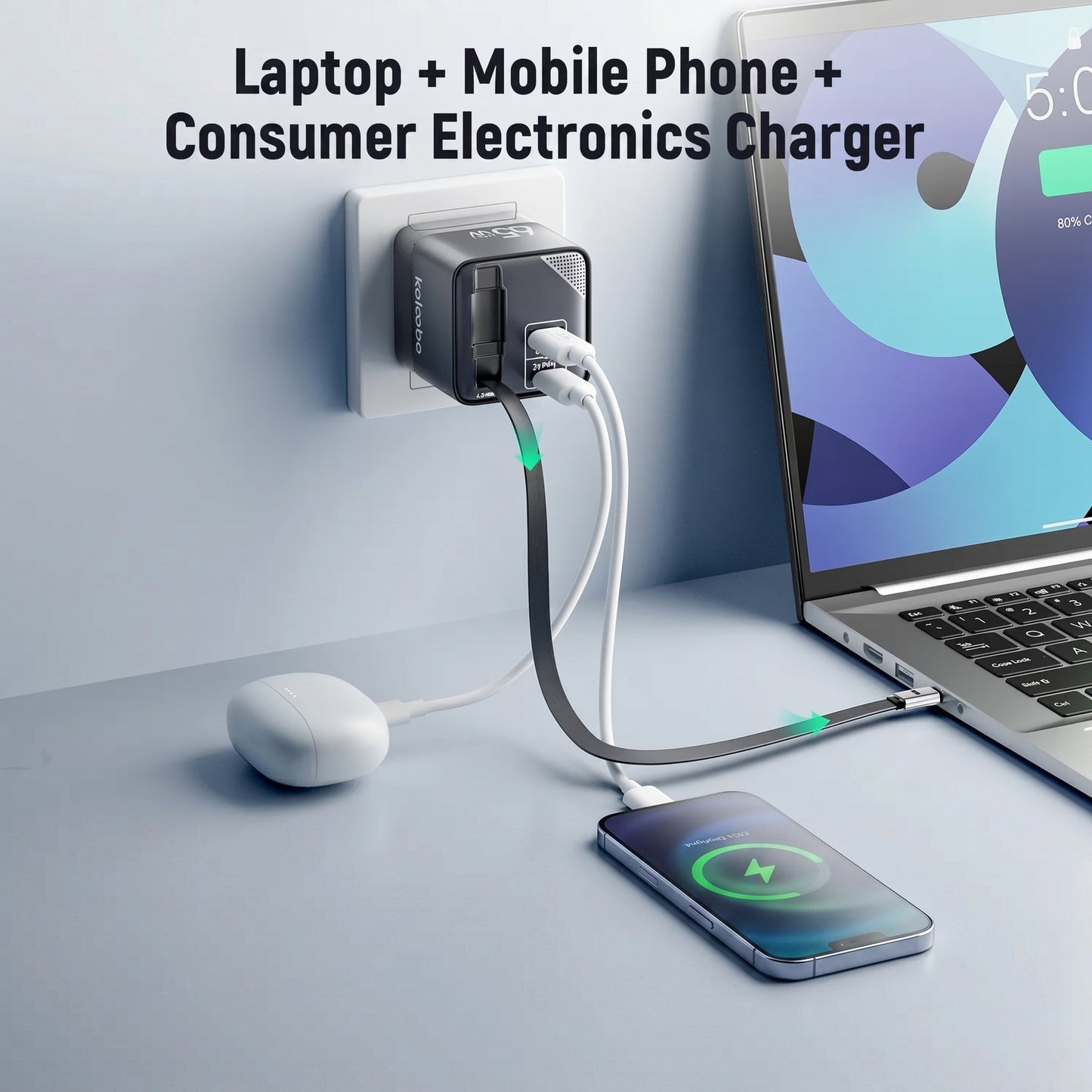 3-in-1 Retractable Fast Charger