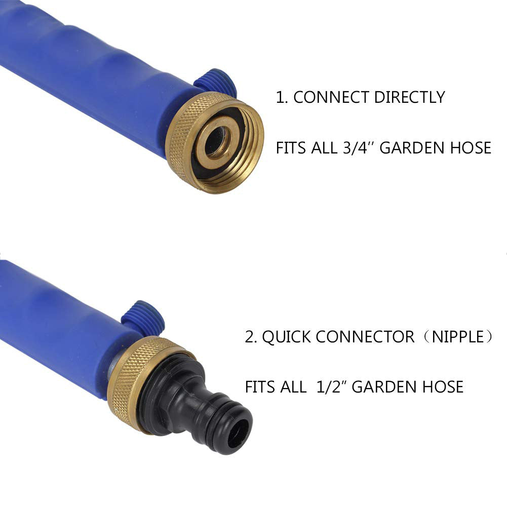 High Pressure Power Washer Wand for Garden Hose - Professional Car Wash Sprayer with 2 Nozzles for Home Cleaning, Garden Watering & Pet Washing