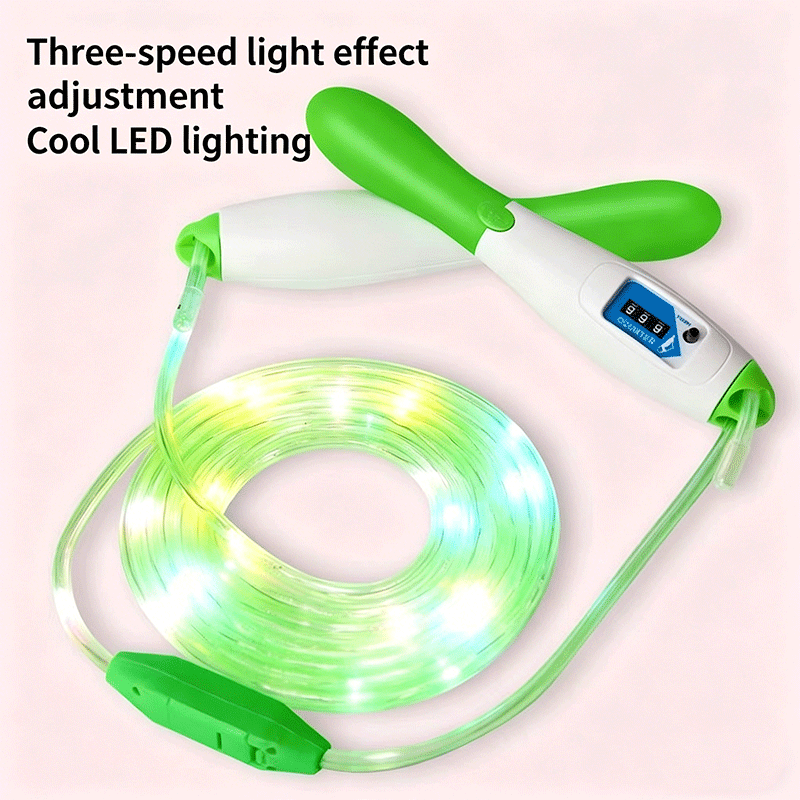 🪀Jump rope with colorful LED lights✨