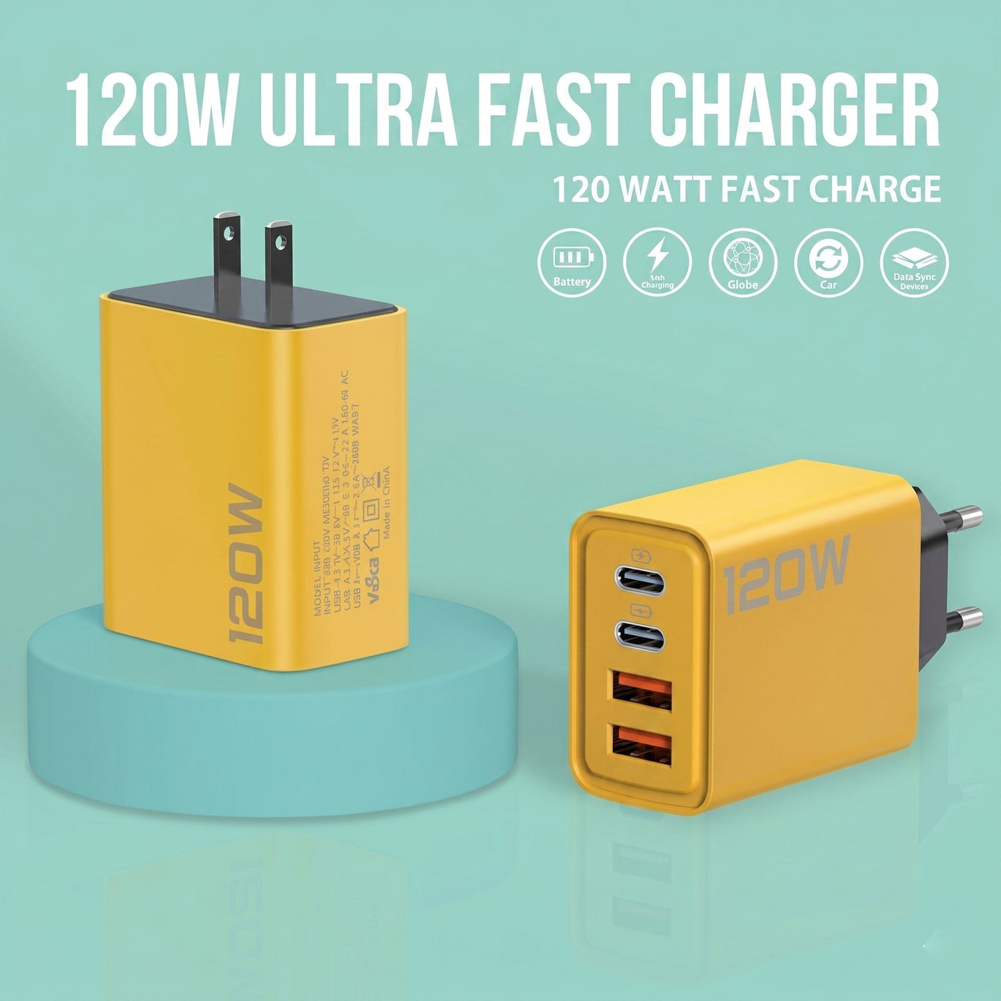 3-in-1 Retractable Fast Charger
