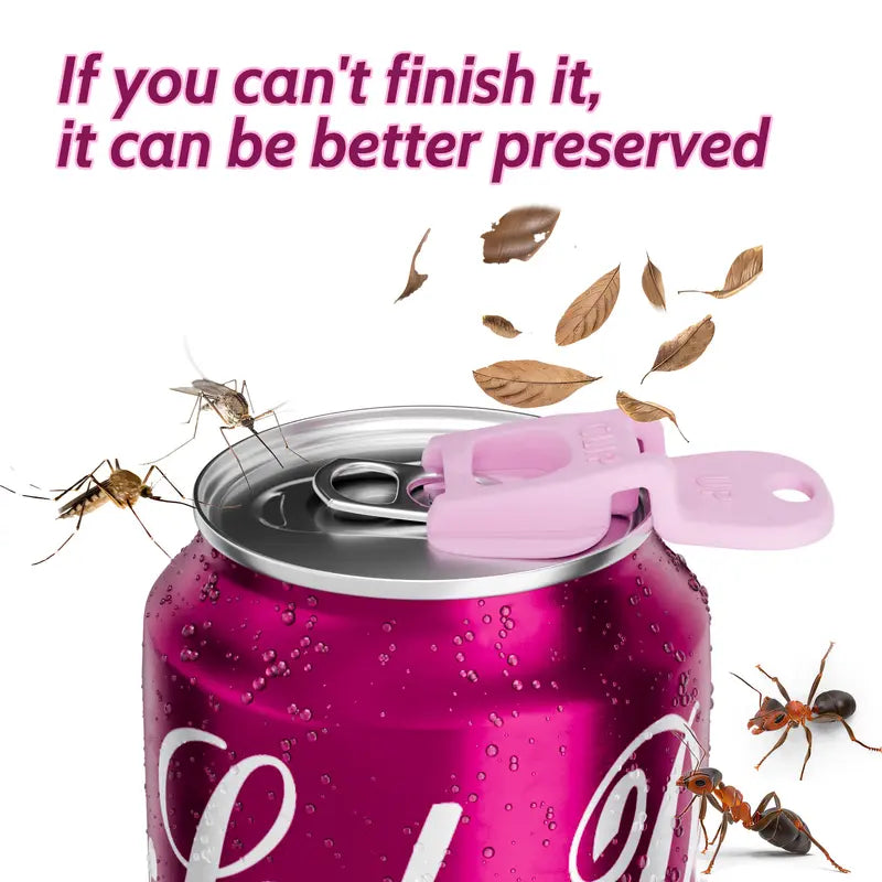 Drink Can Protector 6-Pack | Keep Bugs Out & Save Your Nails | Perfect for BBQs