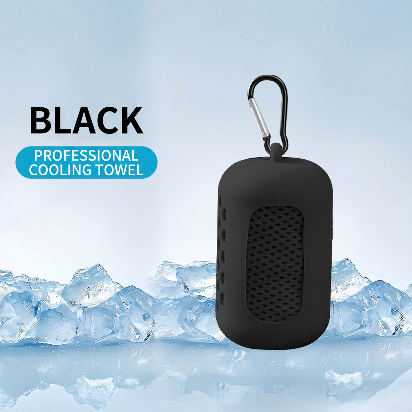 Cool-sensing sports sweat-absorbing outdoor capsule towel