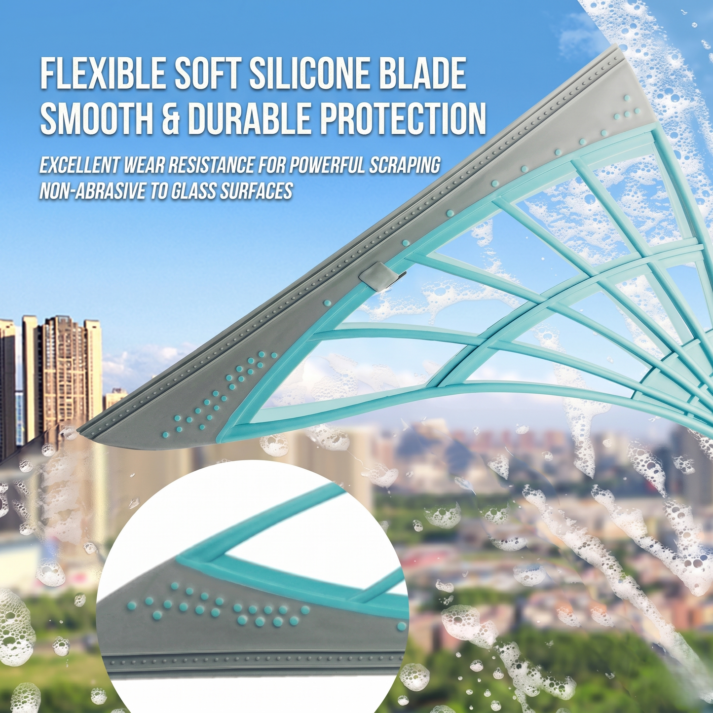 Magic broom, hair sweeping tool, household mop, bathroom squeegee