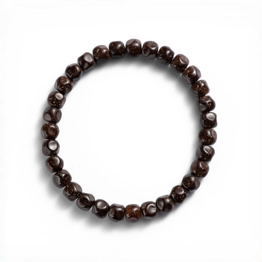 Premium Artisan Coconut Stalk Bracelet - Zen "Formless" Edition