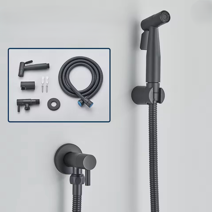 304 stainless steel pressurized spray gun, bathroom shower handheld bidet, shower cleane