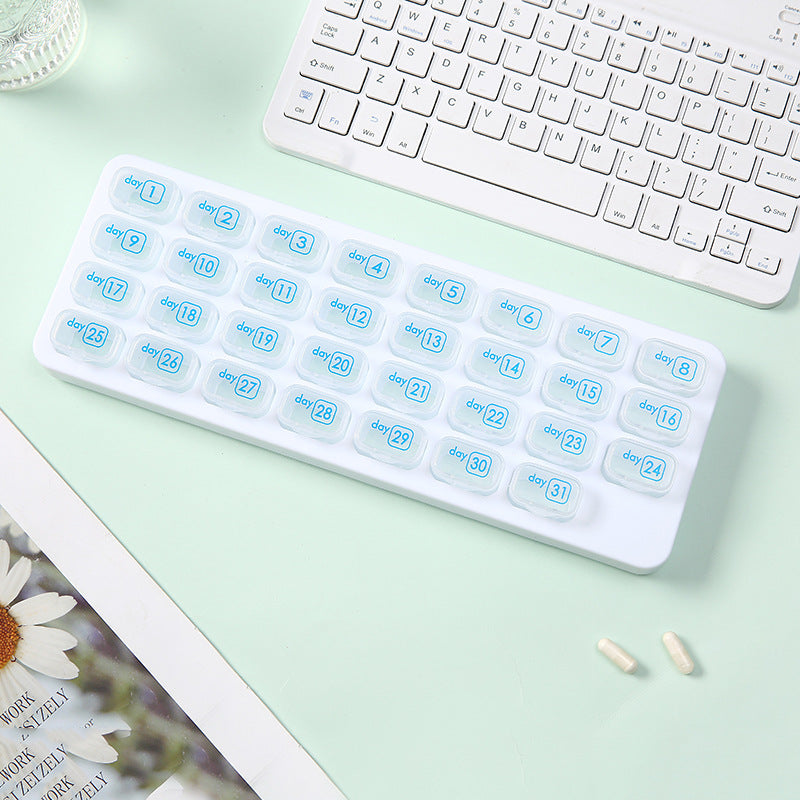 🗓️ 2026 Upgraded 31-Day Pill Organizer | Sort Once, Worry-Free All Month | Perfect for Travel & Daily Supplements