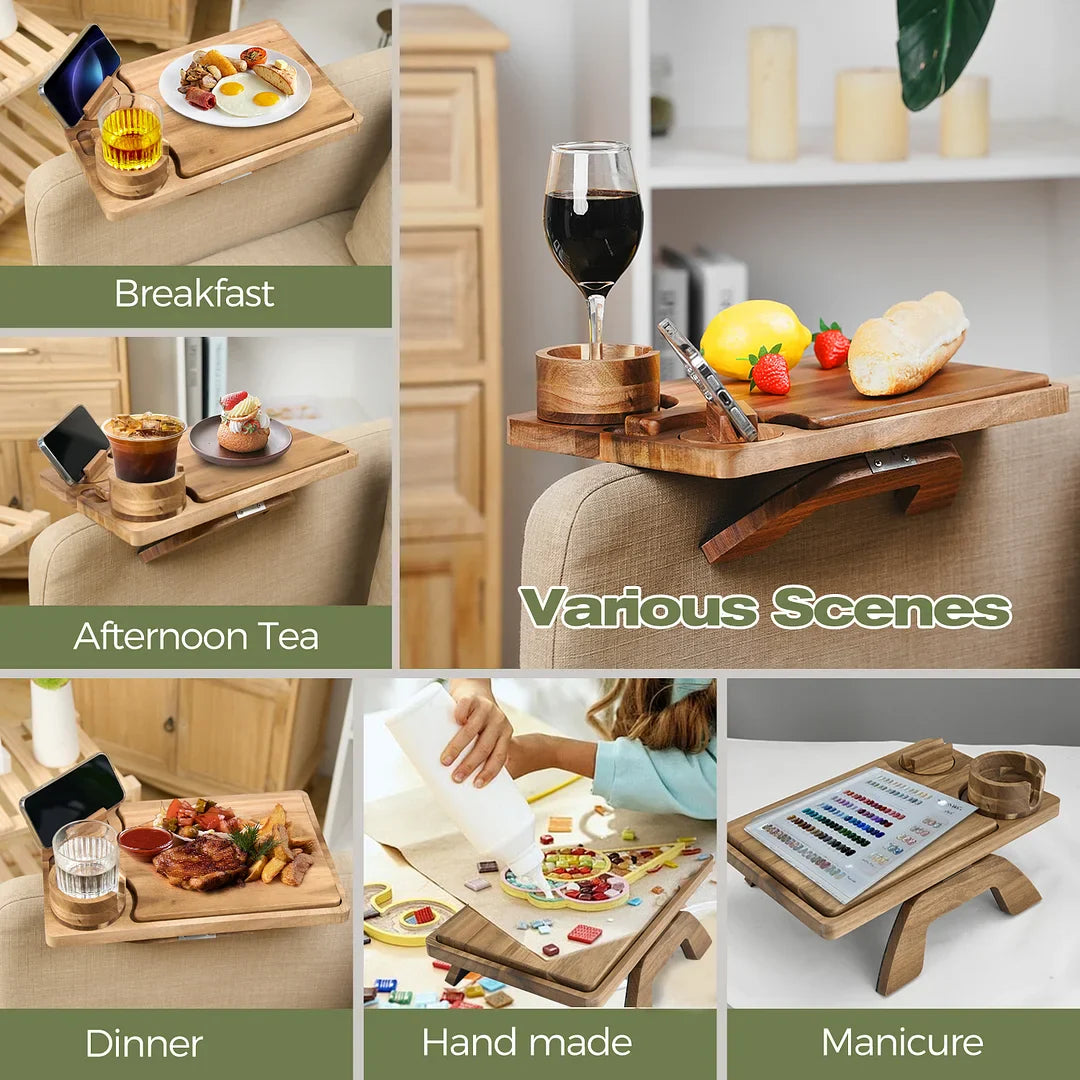 4-in-1 Couch Arm Table