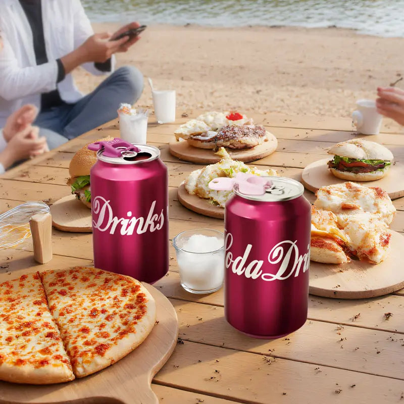 Drink Can Protector 6-Pack | Keep Bugs Out & Save Your Nails | Perfect for BBQs