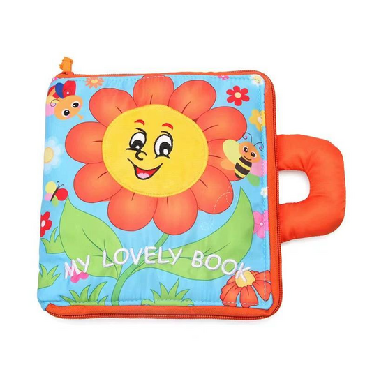 3D Interactive Soft Cloth Book for Babies - Tear-Proof, Washable & Sensory Development Toy - Perfect First Book for Toddlers 0-3 Years.