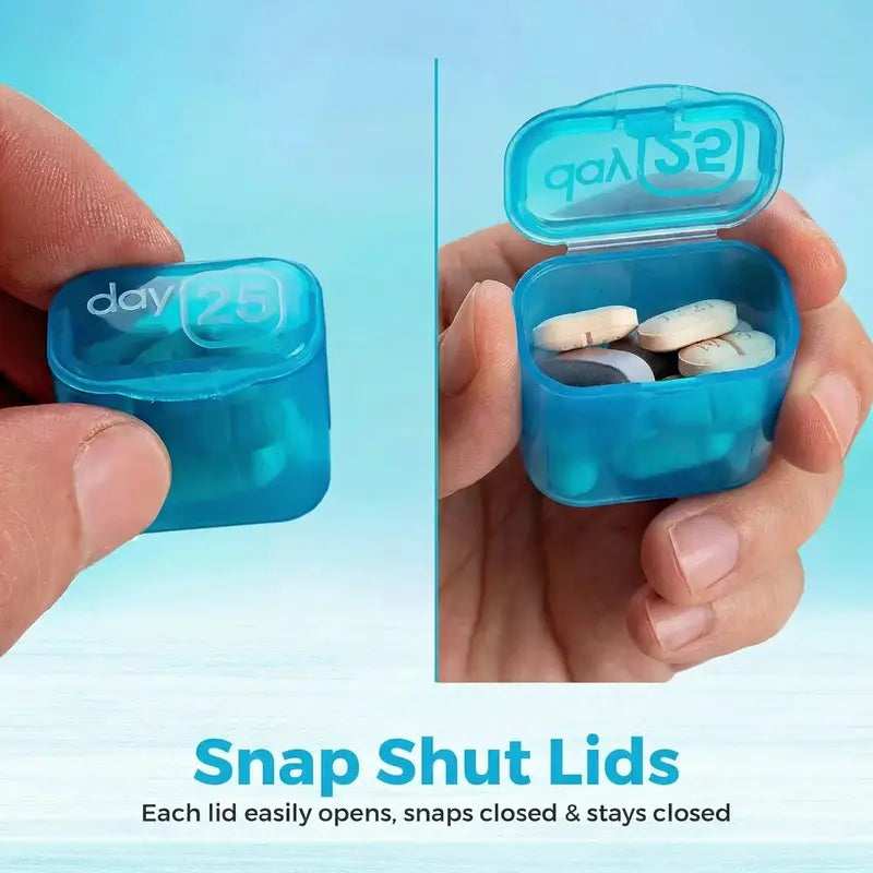 🗓️ 2026 Upgraded 31-Day Pill Organizer | Sort Once, Worry-Free All Month | Perfect for Travel & Daily Supplements