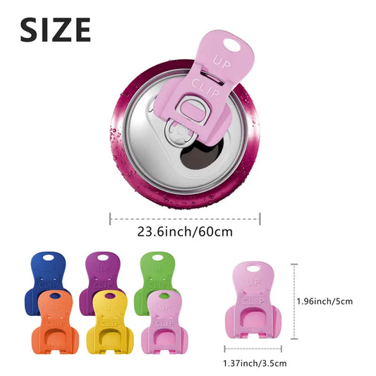 Drink Can Protector 6-Pack | Keep Bugs Out & Save Your Nails | Perfect for BBQs