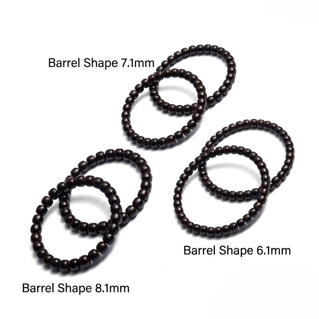 Premium Artisan Coconut Stalk Bracelet - Zen "Formless" Edition