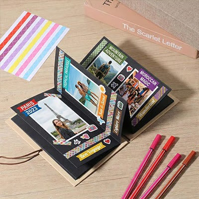 Accordion Creative Folding Pages DIY Albums