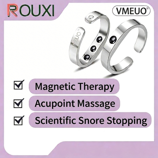 Anti snoring magnetic therapy non-invasive acupoint pressure anti snoring device snoring anti star sleep aid ring