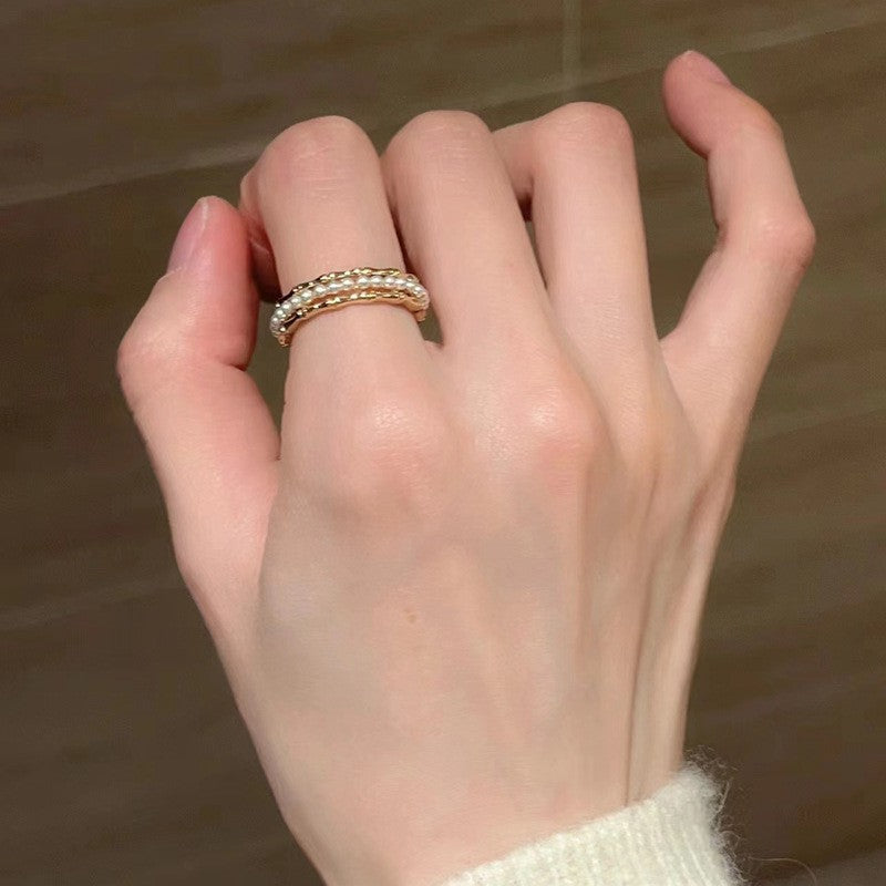 Vibrant Enamel Ring - Colorful Stackable Band for Women