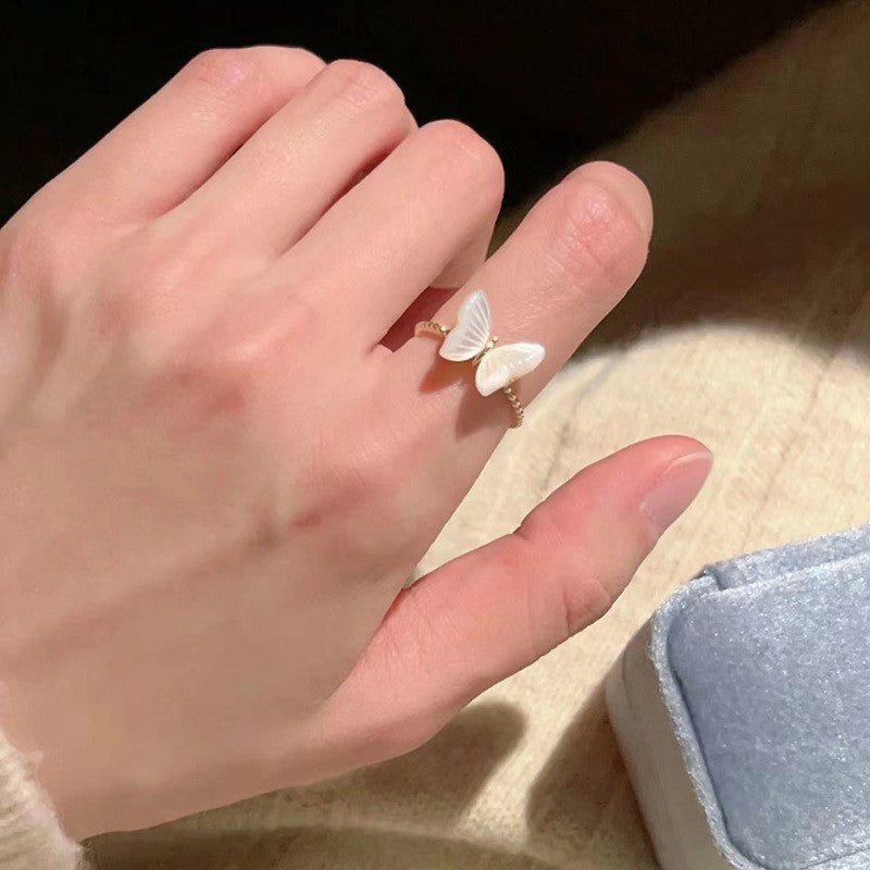 Vibrant Enamel Ring - Colorful Stackable Band for Women