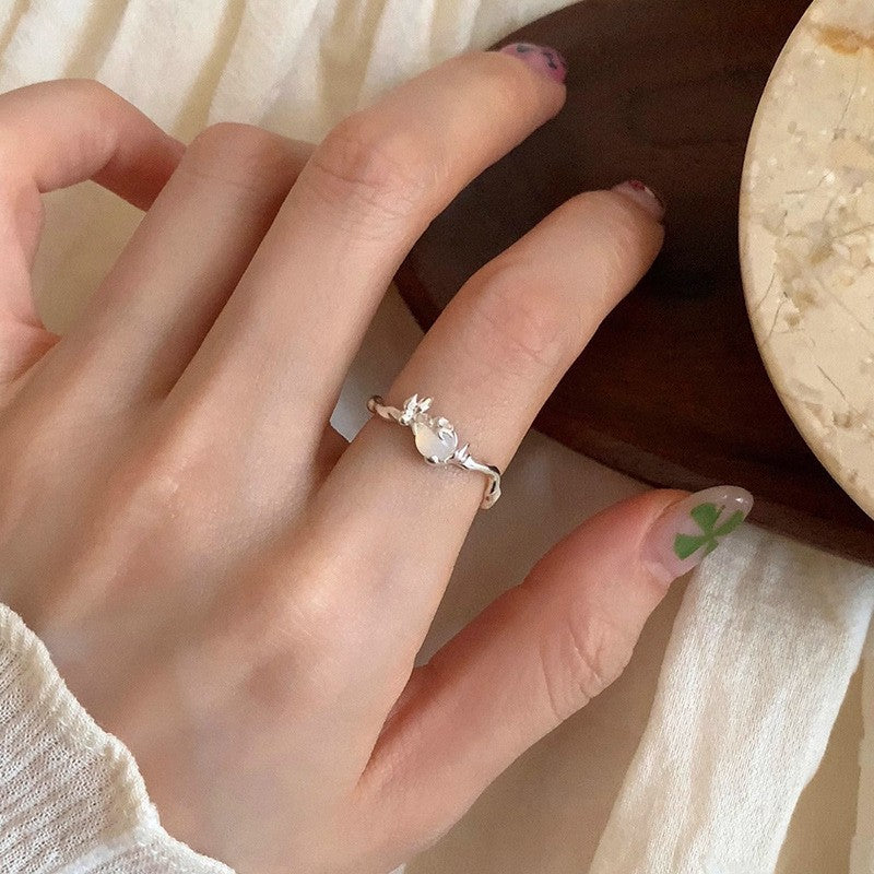 Vibrant Enamel Ring - Colorful Stackable Band for Women