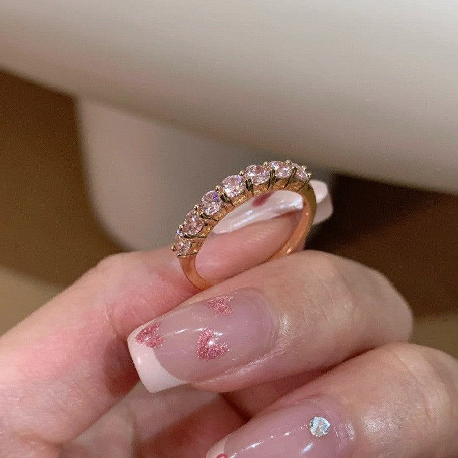 Vibrant Enamel Ring - Colorful Stackable Band for Women