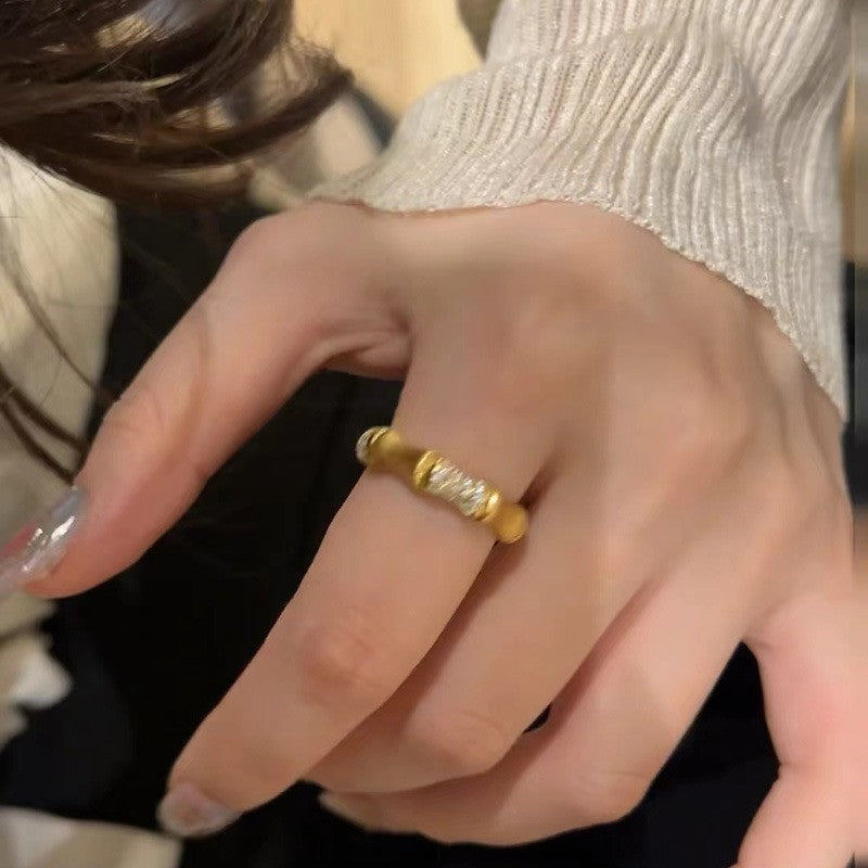 Vibrant Enamel Ring - Colorful Stackable Band for Women