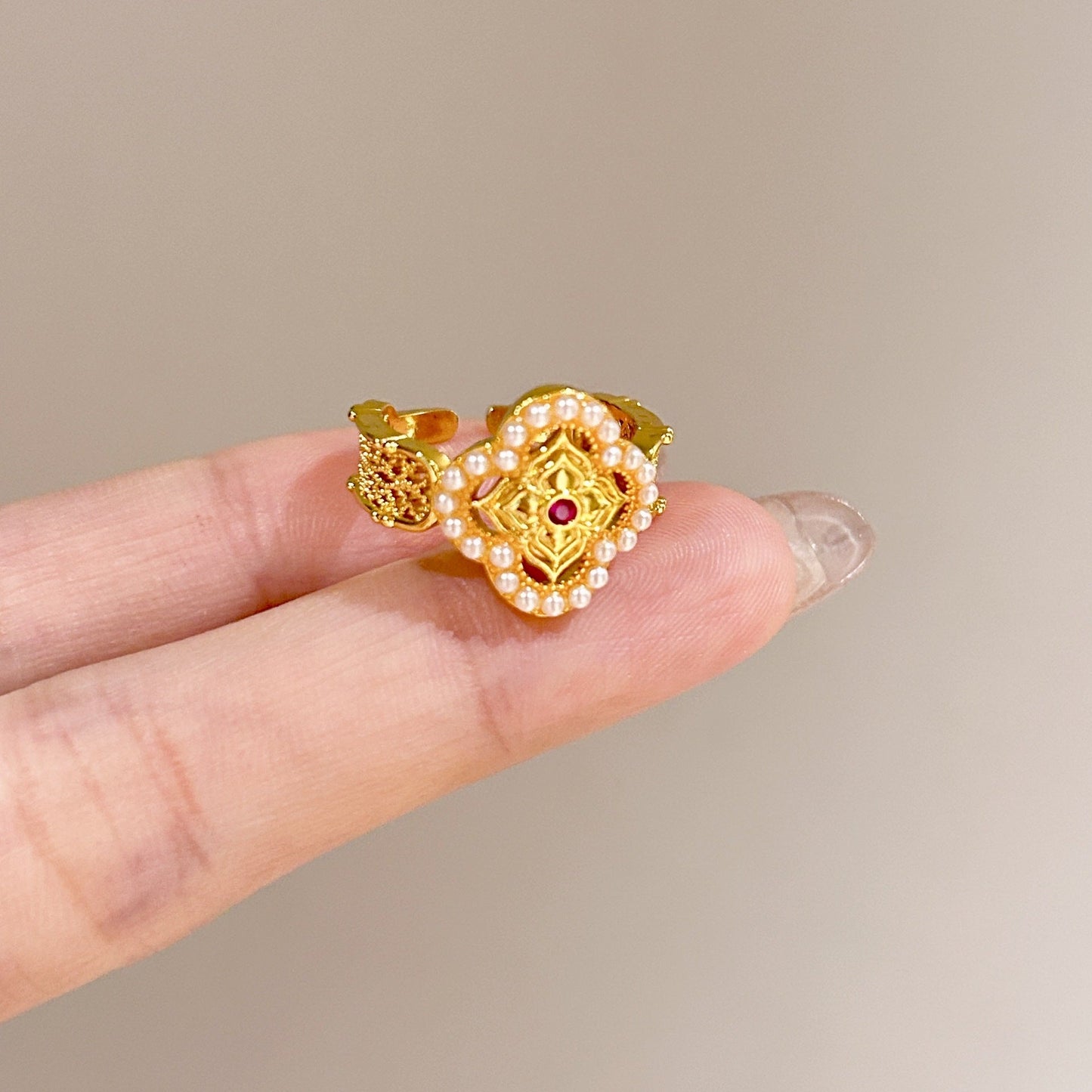 Vibrant Enamel Ring - Colorful Stackable Band for Women