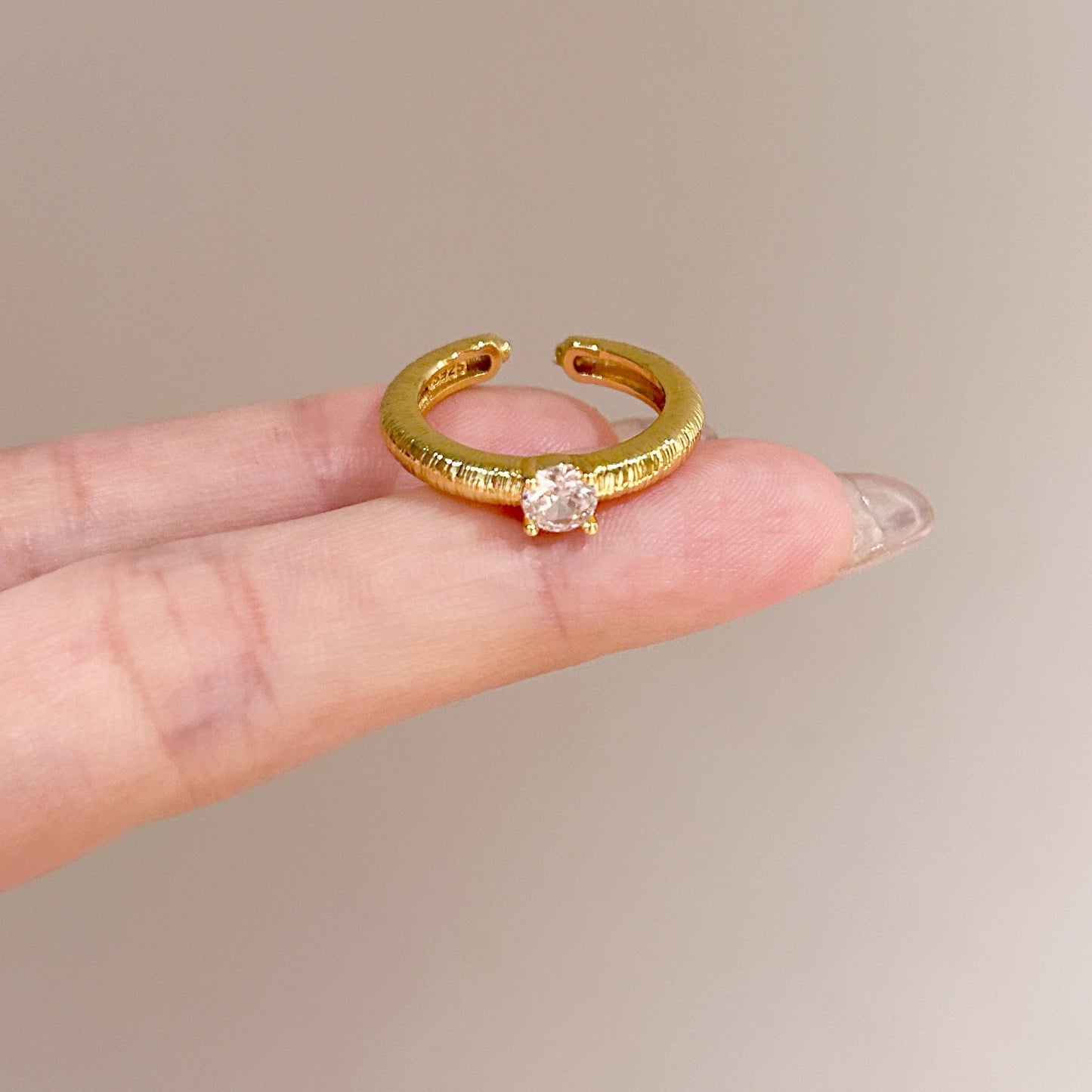 Vibrant Enamel Ring - Colorful Stackable Band for Women