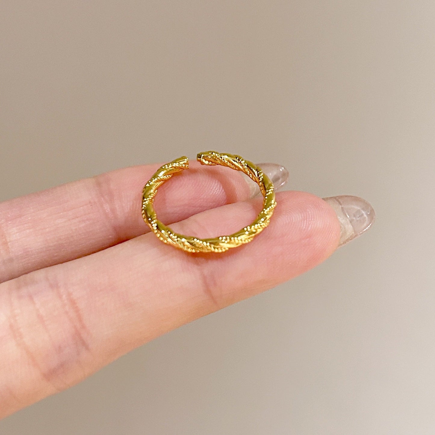 Vibrant Enamel Ring - Colorful Stackable Band for Women