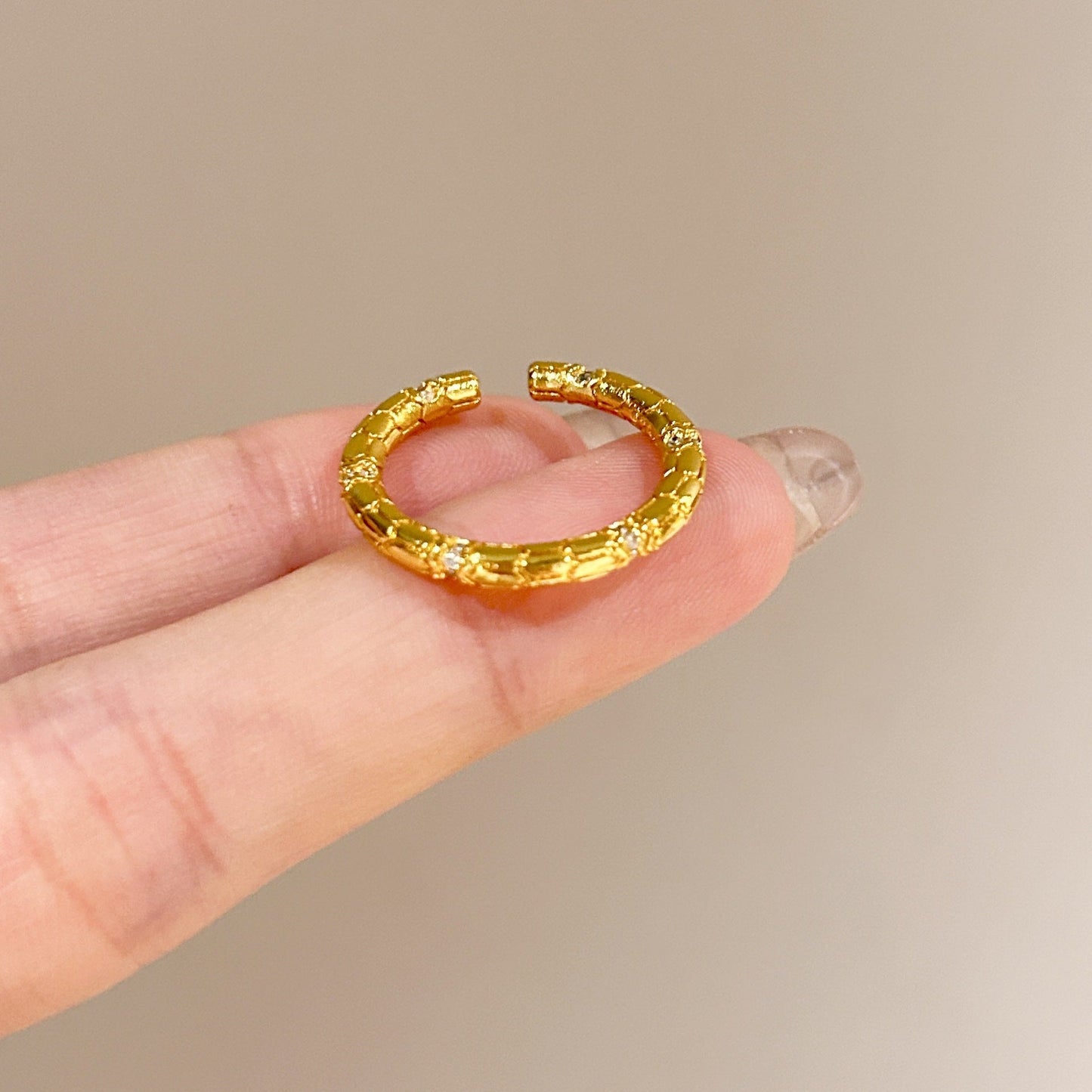 Vibrant Enamel Ring - Colorful Stackable Band for Women