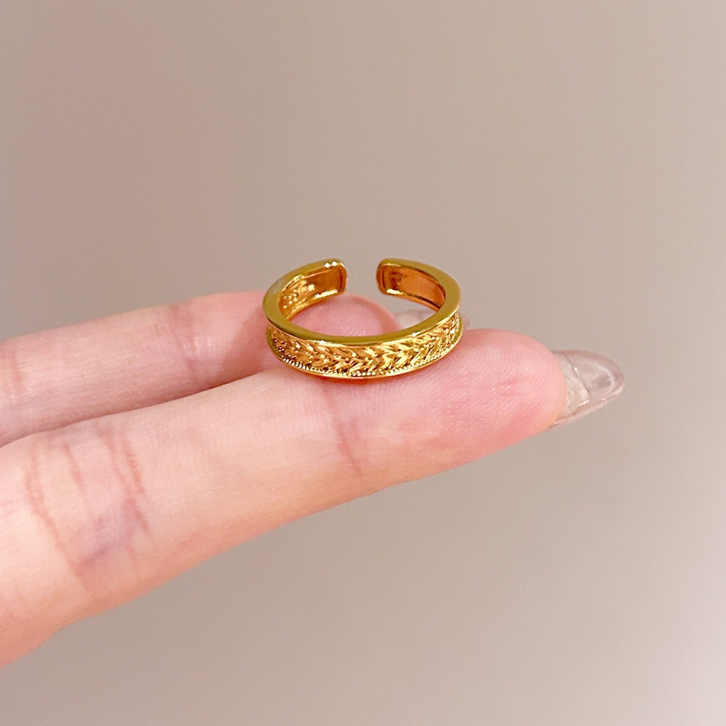 Vibrant Enamel Ring - Colorful Stackable Band for Women